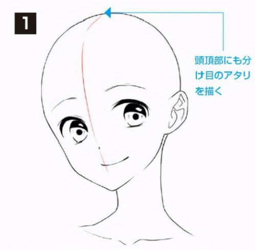 女生的头发怎么画正侧脸刘海和背面的头发怎么画绘画小白教程