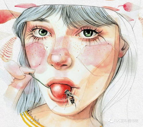 插画手作林间动物王国的鬼马精灵,细腻笔触记录自然的仙气少女anasantos