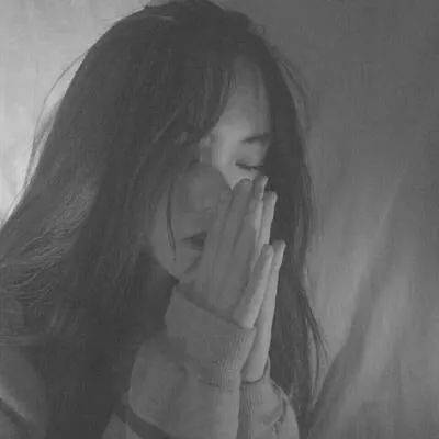 女生头像高清真人黑白女头像