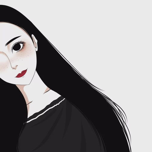 女生动漫头像那女孩对我说