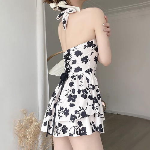 南极人游泳衣女分体遮肚显瘦高级少女性感纯欲风泡温泉高级感泳装