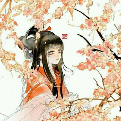 卡通头像女唯美文艺古风