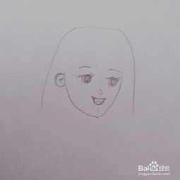 简笔画53可爱q版发卡女孩画法