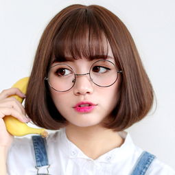 佰美坊假发女短发短卷发bobo头韩国短直发空堆糖,美好生活研究所
