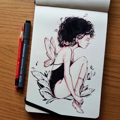 暗黑风女生插画有喜欢这个味道的吗