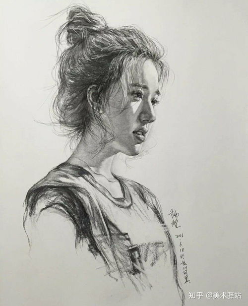 杨煌老师的素描头像