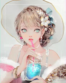 这位小姐姐的作品充满梦幻般的马卡龙色彩,画风柔和,仙气逼人