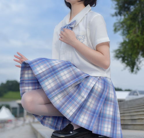 jk少女,短发女孩,甜美穿搭