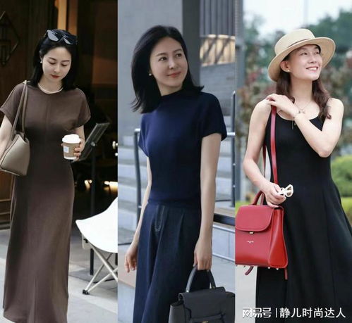 中年女性穿得简约点才好看t恤为主裙装为辅,舒适又大方