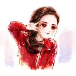 女生温柔的头像卡通杨幂