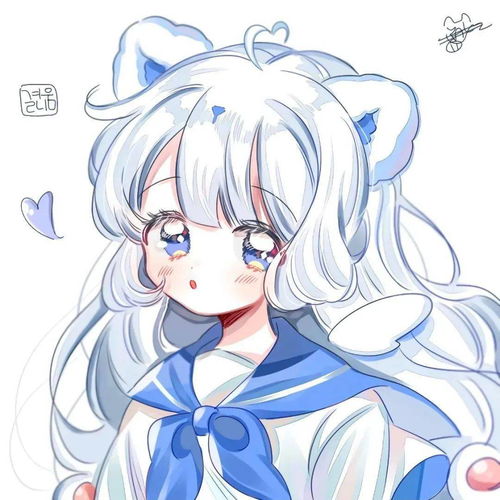 可爱小女孩头像韩国动漫头像