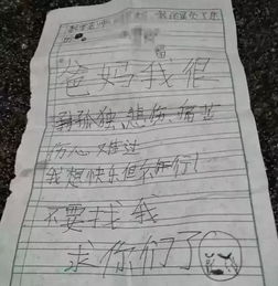 12岁男孩留下遗书,自称我就是不争气的人中国孩子到底怎么了