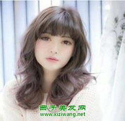 大饼脸女生适合空气刘海有哪些