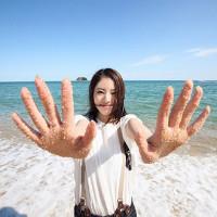 头像全身女生远景