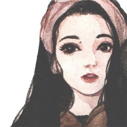 2018最新手绘女生头像唯美清新你可以幸福我愿意观望