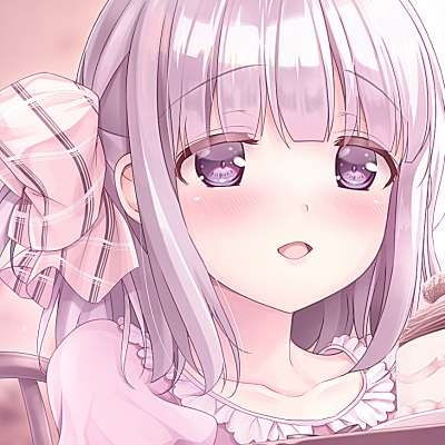 粉色系动漫可爱软妹女生头像