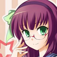 带眼镜女生卡通头像感谢你是你让我学会了冷漠