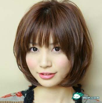 女孩儿流海流行什么样的