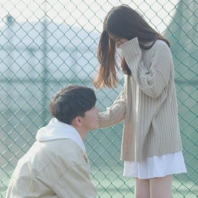 小清新幸福甜蜜一对情头头像