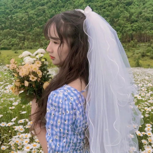 清新可爱的小雏菊真人女生头像