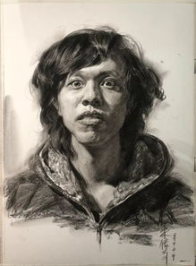 教程朱传奇教你画正面怒目圆睁的男青年