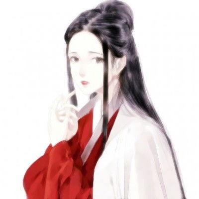 古风漫女头轻舞水袖为君笑