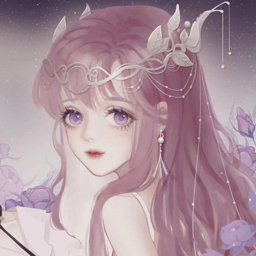 动漫女生头像超绝唯美的粉色系古风头像