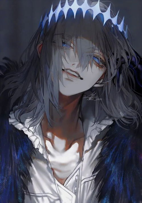 插画师delete超帅气的插画