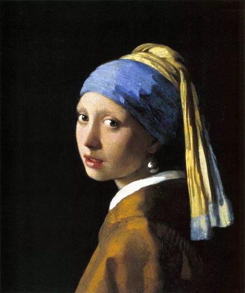 油画头像女生油画