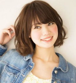 女生中短发发型韩式梨花头甜美有气质