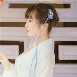 唯美简单素雅真人美女古风头像带上我的戒指跟我走吧