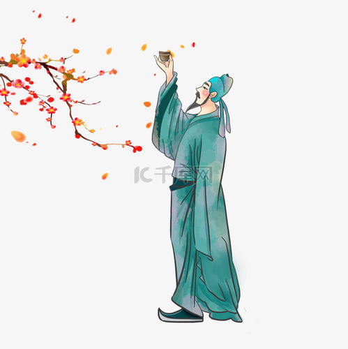 唐代诗人李白素材图片免费下载千库网