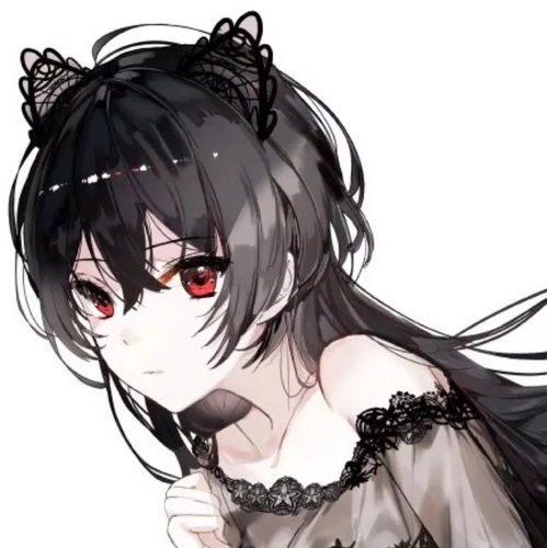 暗系少女头像