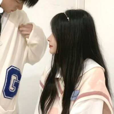 情侣头像一男一女情头真人好看下次公开是高质量的永久恋爱