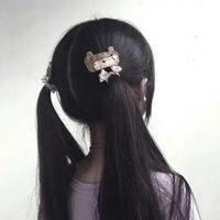 好看的qq头像女学生女学生背影双马尾的qq头像