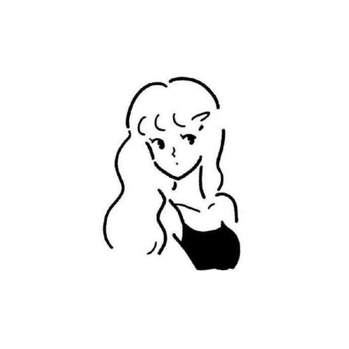 每天学一幅简笔画简笔画女生头像