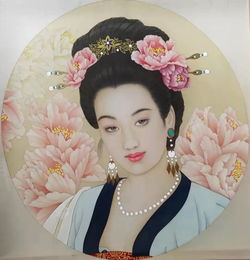 李娜利工笔人物荷花与牡丹班招生仅需100元