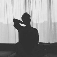 伤感黑白男头像背影微信头像图片大全