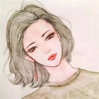 手绘女孩动漫水彩头像微信头像图片大全
