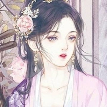 超仙气女生动漫头像拿扇子红衣古装仙气美女头像,古风头像图片