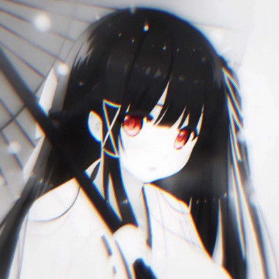 黑白动漫女头冷淡期