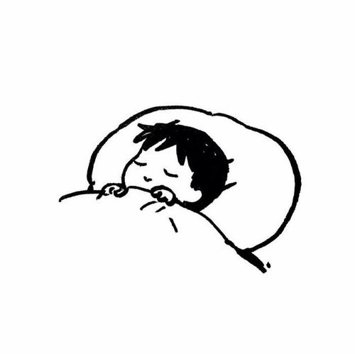 头像情侣男生女生个性卡通动漫插画黑白搞堆糖,美好生活研究所