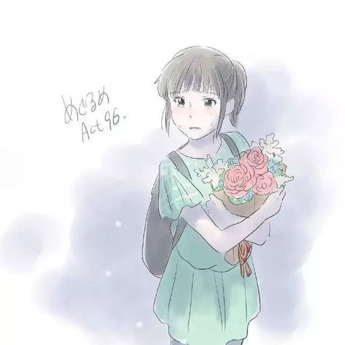 超治愈的手绘女孩插画,色彩柔和细腻