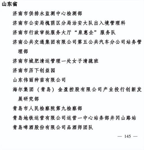 2023年全国城乡妇女岗位建功先进个人集体名单揭晓,济宁上榜的是她们