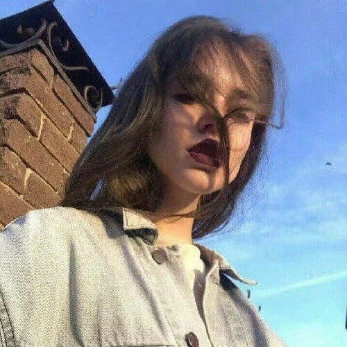 清新欧美风女生头像