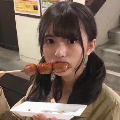 吃货少女头像自拍照