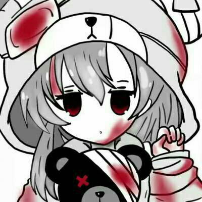 女生头像丧系动漫带血