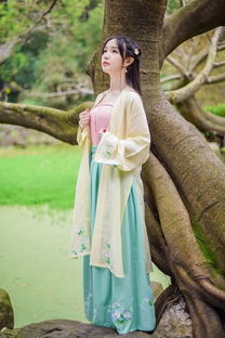 图中美少女穿的汉服属于那个朝代的请说出衣裳等的具体名称太美了,有飘飘如仙的感觉