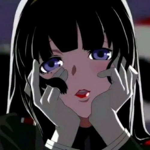 动漫女头你看自由这个词,长得就条条框框