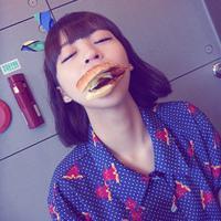 吃货女孩头像可爱少女